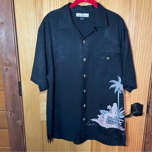 Tommy Bahama Vintage Collectible 100% Silk Camp Shirt